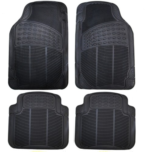Black rubber heavy duty car - black,