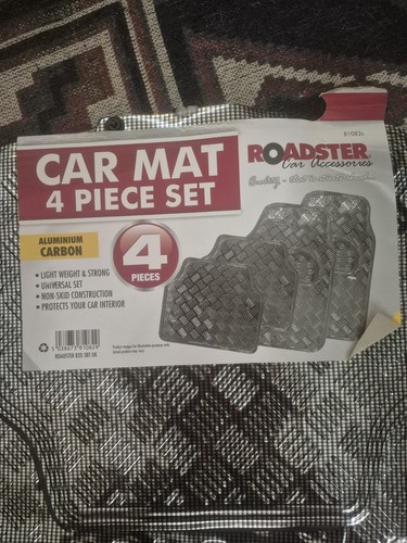 Piece car mats carbon - car,