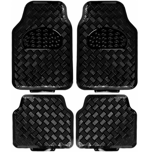 4pc heavy duty black alloy - black,